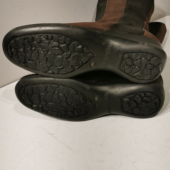 AQUATALIA Multicolor Suede Leather Knee High Stretch Boots - Picture 7 of 9